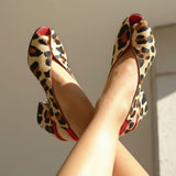 Catarina - Sapatos Slingback com Estampa de Leopardo