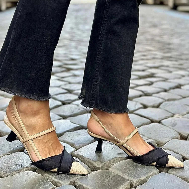 Sara - Sapatos Ballerina Abertos