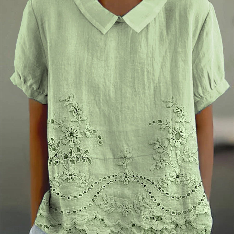 Liliana - Camisa Bordada Floral