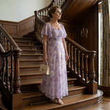 Olívia - Vestido Midi com Mangas Esvoaçantes