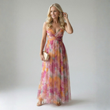 Catarina - Vestido Maxi Suave Envolvente