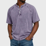 Francisco - Camisola Henley Vintage