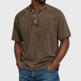 Francisco - Camisola Henley Vintage