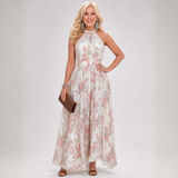 Sofia - Vestido Midi em Tule Floral