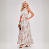 Sofia - Vestido Midi em Tule Floral