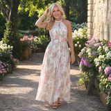 Sofia - Vestido Midi em Tule Floral