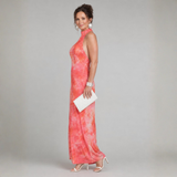 Constança - Vestido Maxi Estampado com Alças