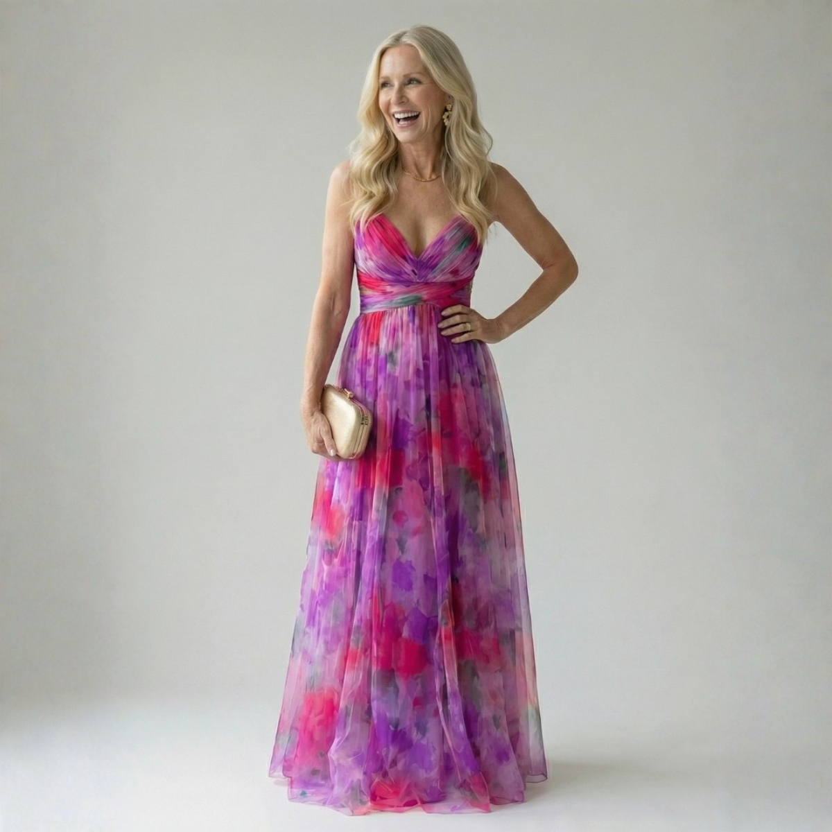 Catarina - Vestido Maxi Suave Envolvente