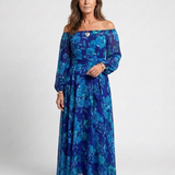 Irene - Vestido Maxi com Ombro à Mostra