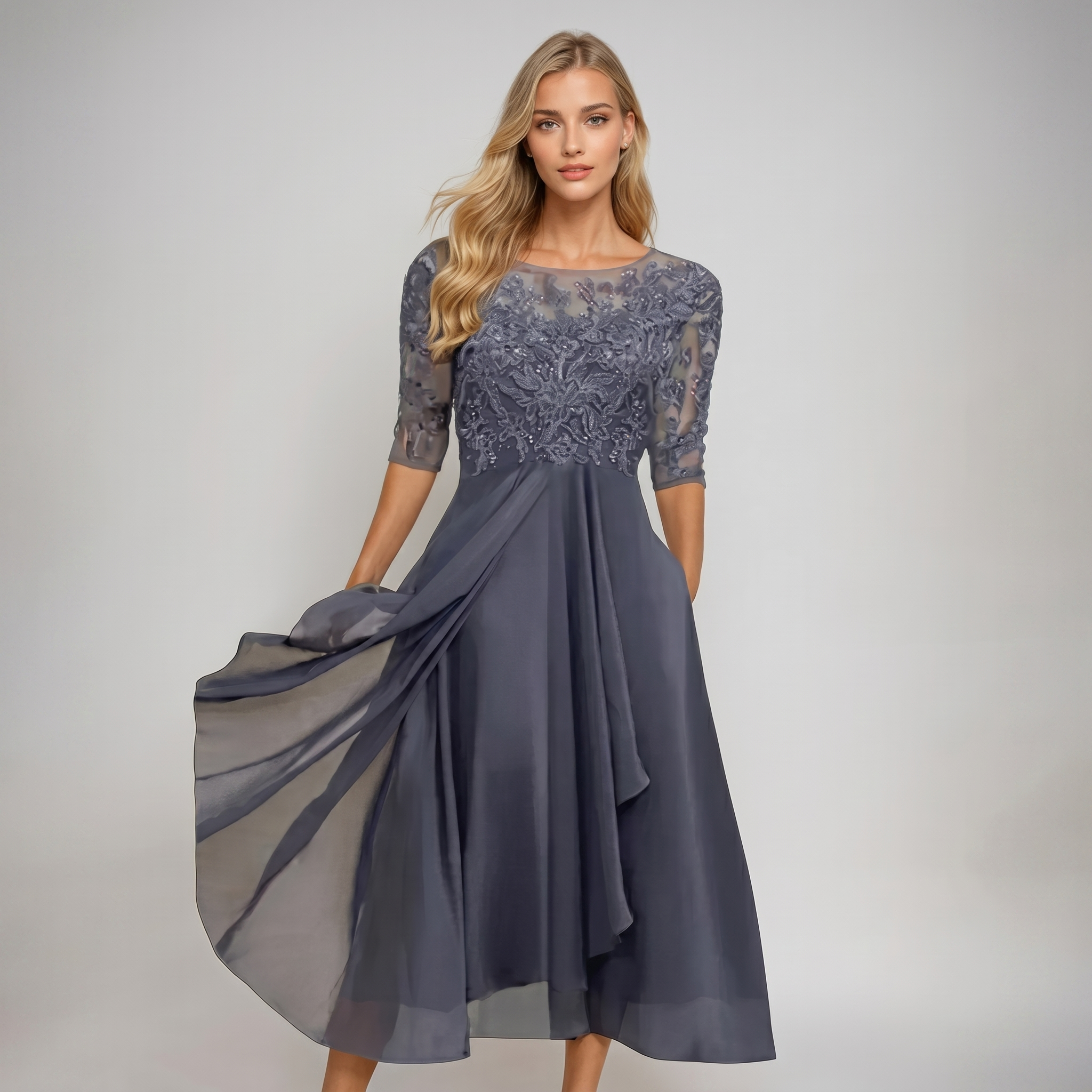 Margarida - Elegante Vestido de Renda