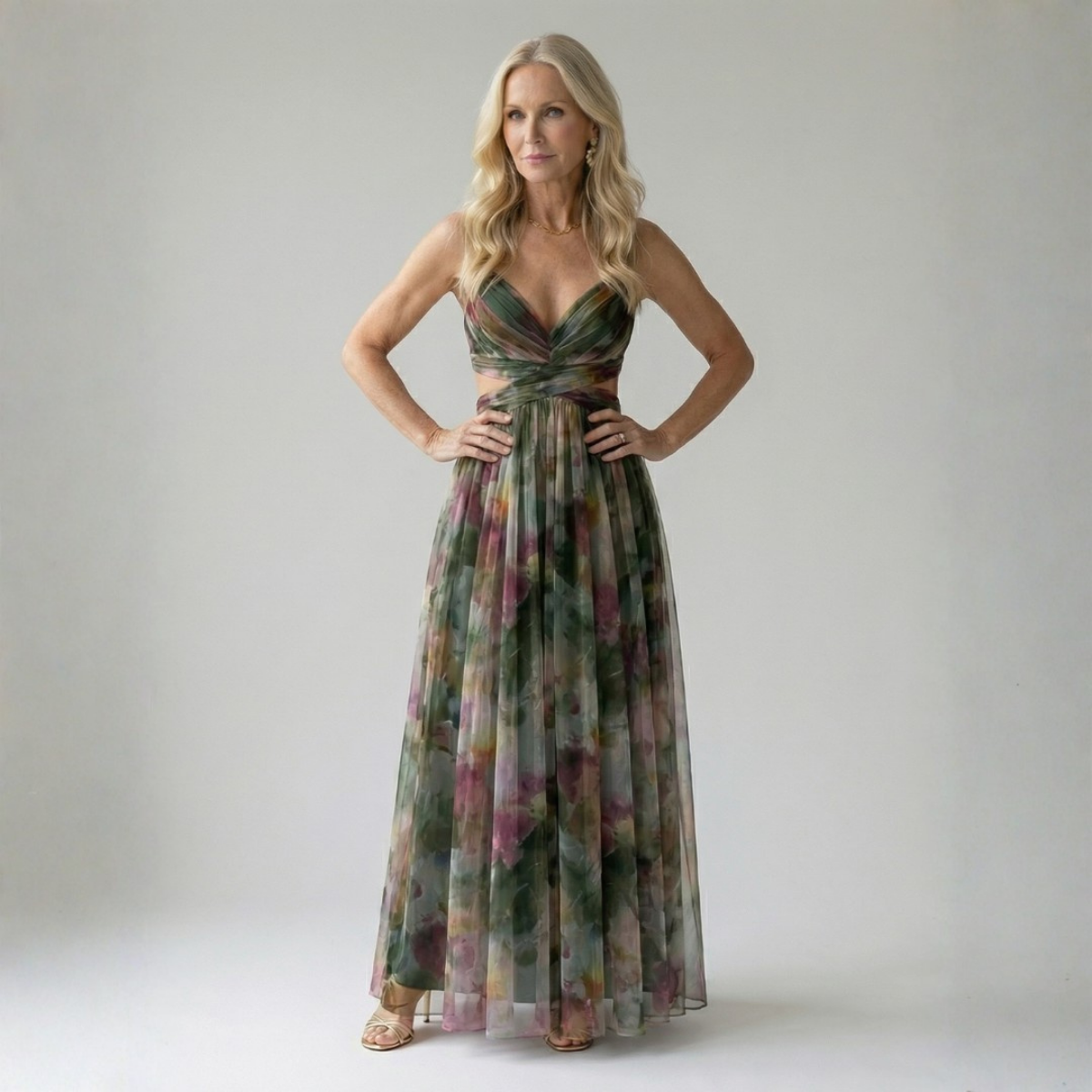 Catarina - Vestido Maxi Suave Envolvente