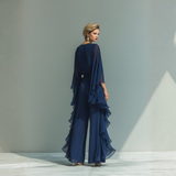Marta - Conjunto de Chiffon com Rendas