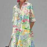 Rita - Vestido Midi Elegante e Refinado