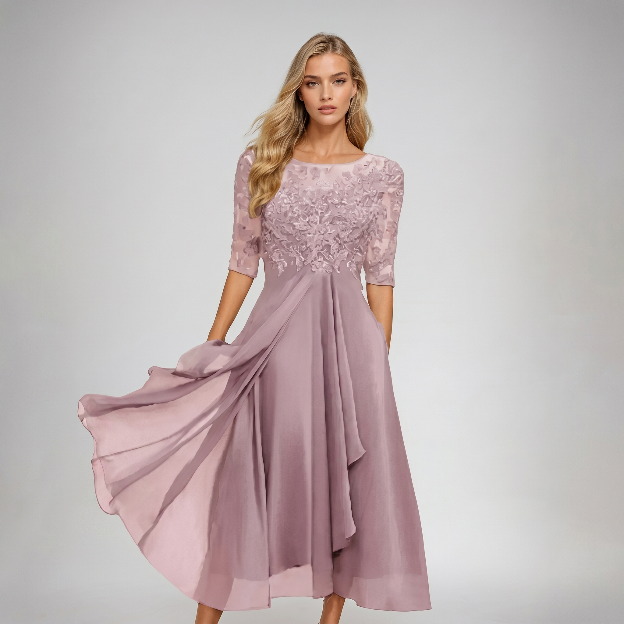Margarida - Elegante Vestido de Renda