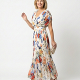 Patrícia - Vestido Midi Plissado Sem Mangas