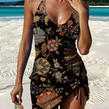 Catarina - Tankini Gráfico Floral com Calções