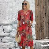 Susana - Vestido Midi Vibrante
