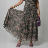 Filipa - Vestido Midi com Ombros de Fora