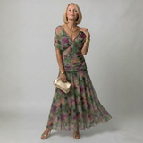 Filipa - Vestido Midi com Ombros de Fora