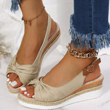 Isabel - Sandálias Peep-Toe Ortopédicas