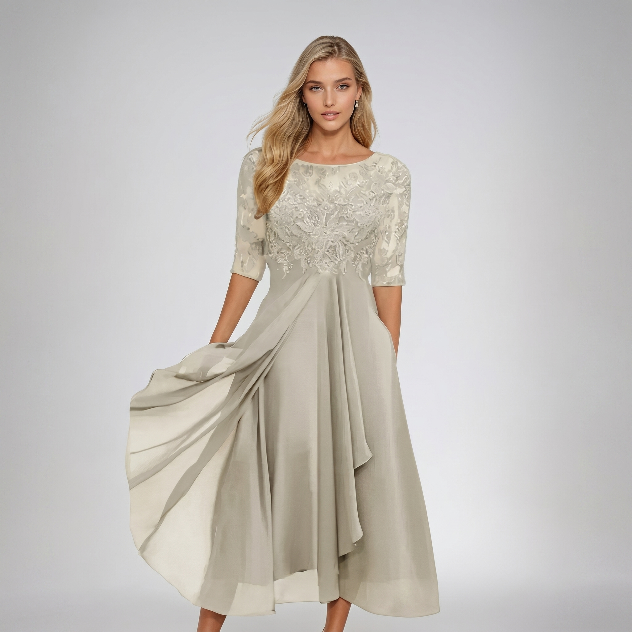 Margarida - Elegante Vestido de Renda