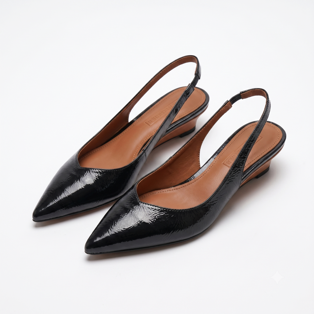 Deolinda - Sapatos de Salto Pontiagudo Confortáveis