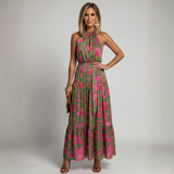 Gabriela - Vestido Midi com Alças Drapejadas