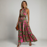 Gabriela - Vestido Midi com Alças Drapejadas