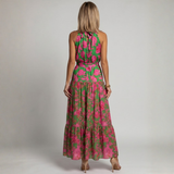 Gabriela - Vestido Midi com Alças Drapejadas