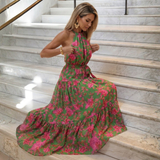 Gabriela - Vestido Midi com Alças Drapejadas