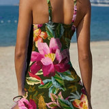 Catarina - Tankini Gráfico Floral com Calções
