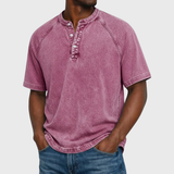 Francisco - Camisola Henley Vintage