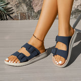 Helena - Slides de Conforto com Fivela Dupla