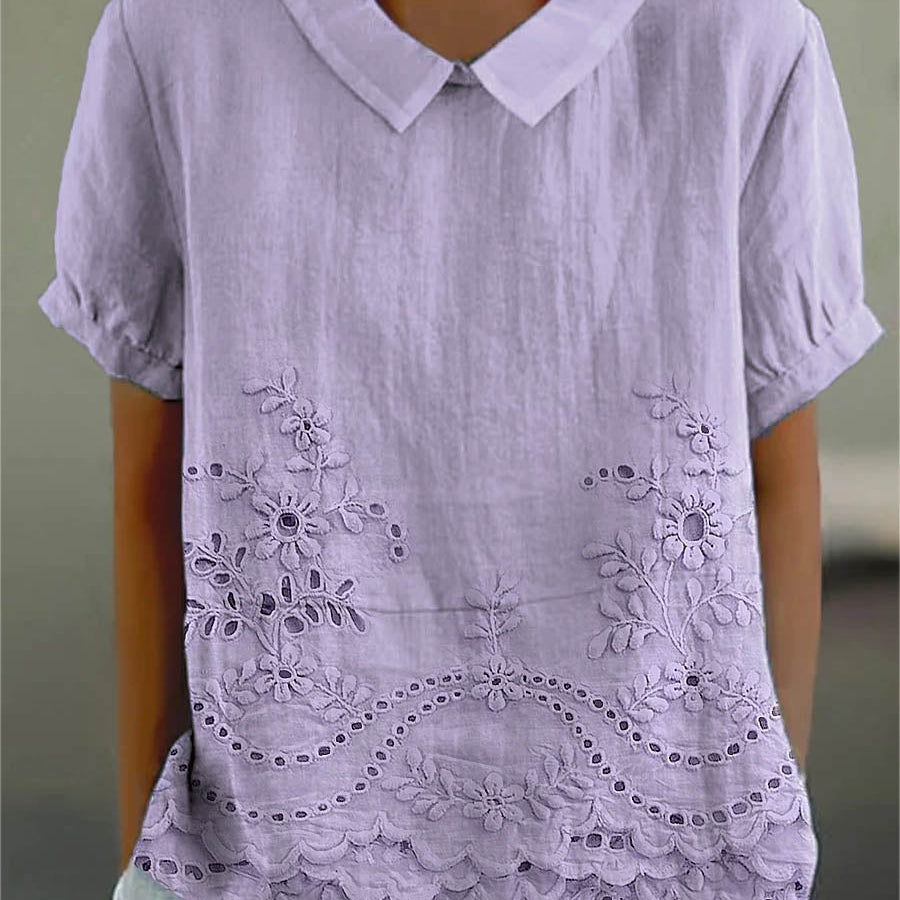 Liliana - Camisa Bordada Floral