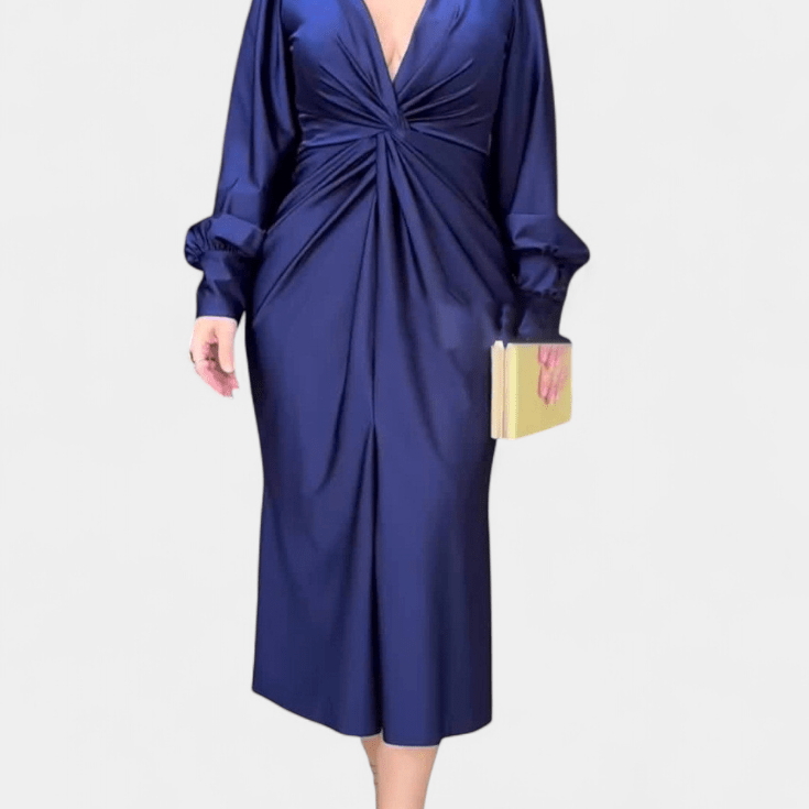 Bodil | Vestido V com Decote em V Atemporal