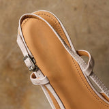 Estela - Sapatos Slingback em Couro