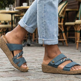Mariana - Sandálias Elegantes em Azul