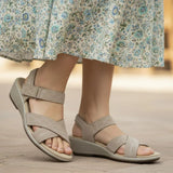 Diana - Sandálias Elegantes em Taupe