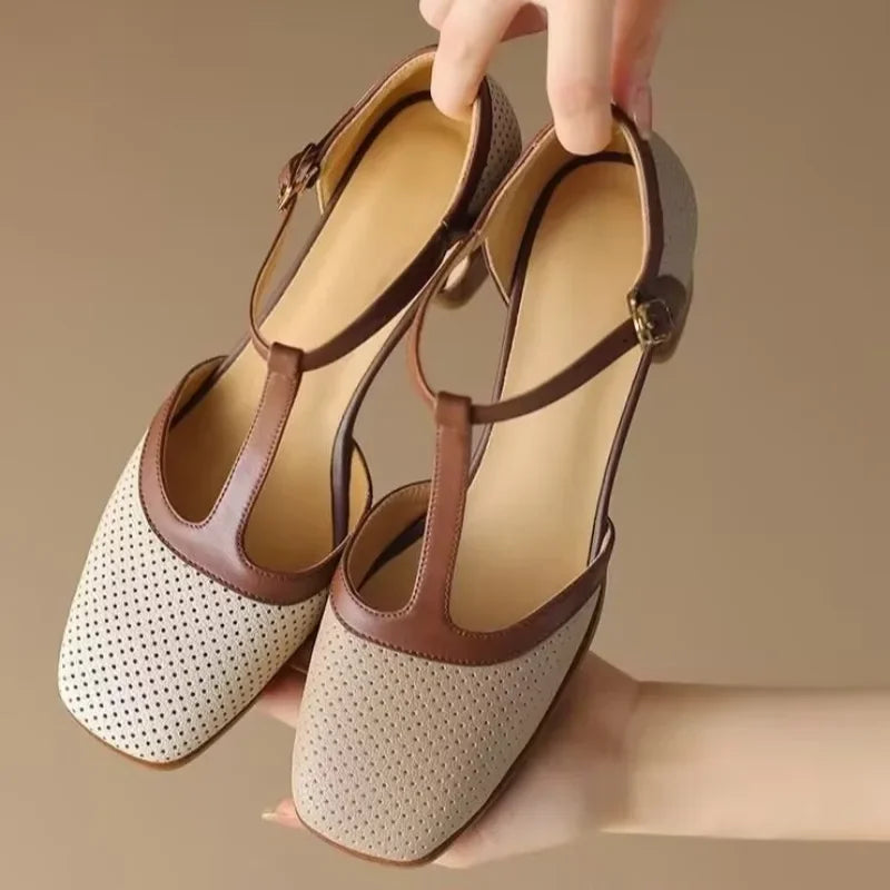 Benedita - Sapatos Ortopédicos de Salto Médio