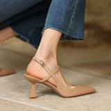 Vanessa - Sapatos de Salto com Tira no Tornozelo
