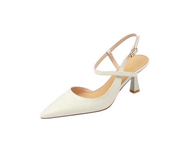 Vanessa - Sapatos de Salto com Tira no Tornozelo