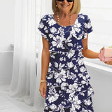 Diana – Vestido elegante fluido com volantes