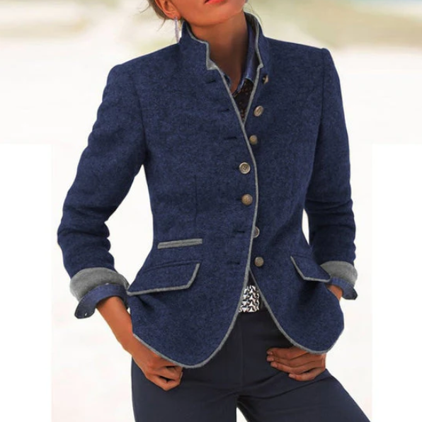 Valéria - Cardigan Elegante Gola Alta