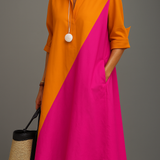 Beatriz - Vestido Midi Elegante e Refinada