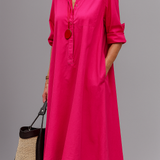 Inês - Vestido Midi Elegante e Refinado