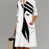 Mariana - Vestido Midi Elegante e Refinada