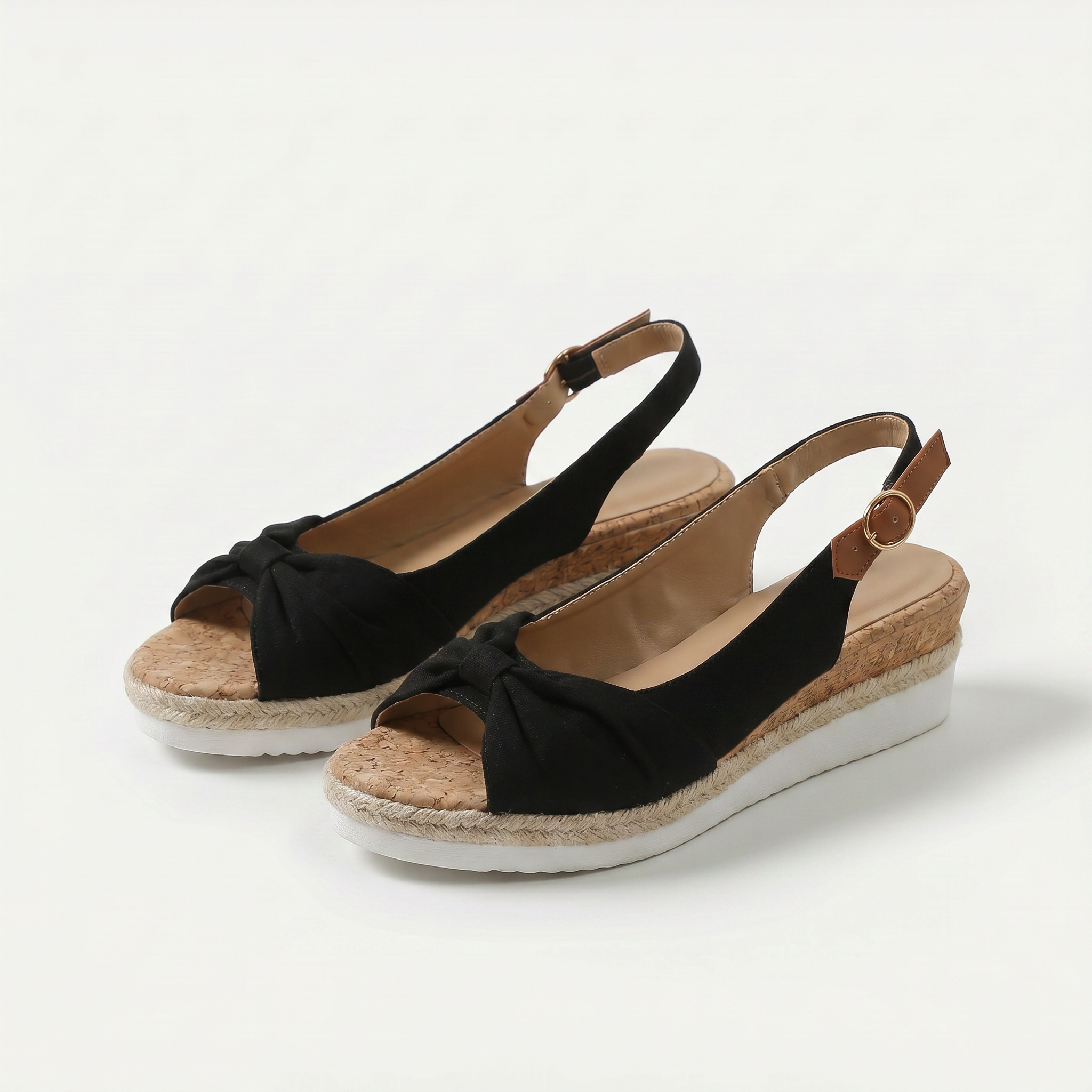 Isabel - Sandálias Peep-Toe Ortopédicas