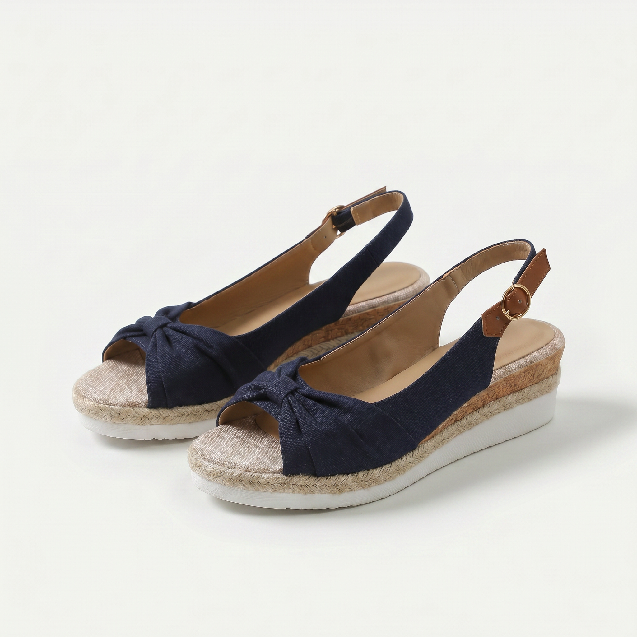 Isabel - Sandálias Peep-Toe Ortopédicas