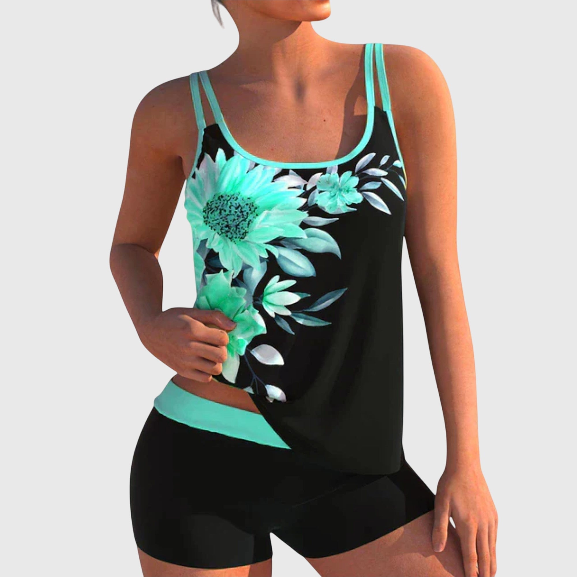 Sofia - Tankini Floral com Calções