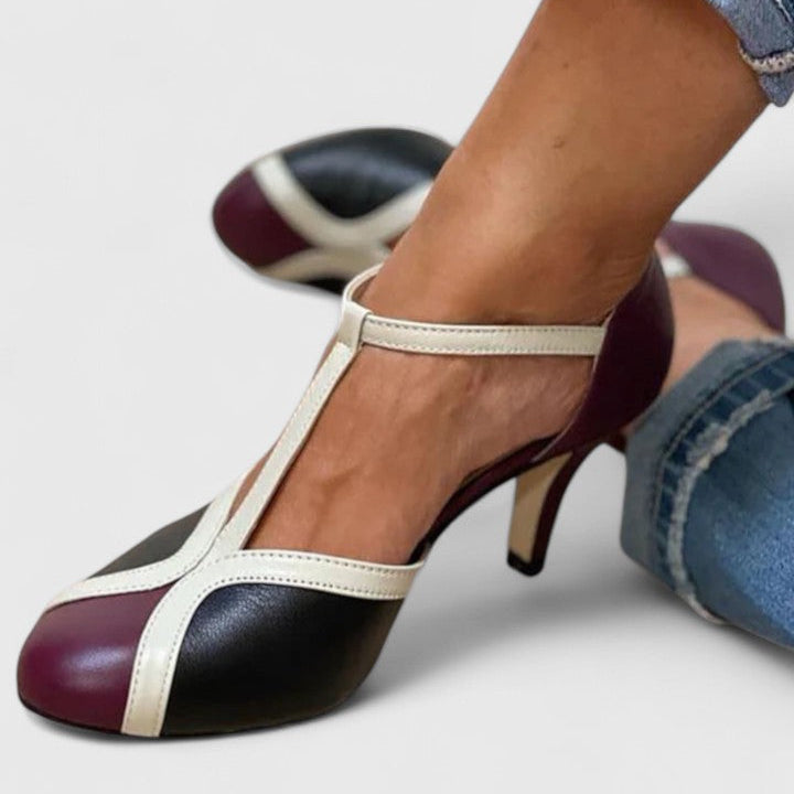 Leonor - Saltos T-Strap de Conforto